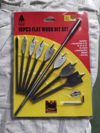 Carpentry Flat Drill 10PC Set