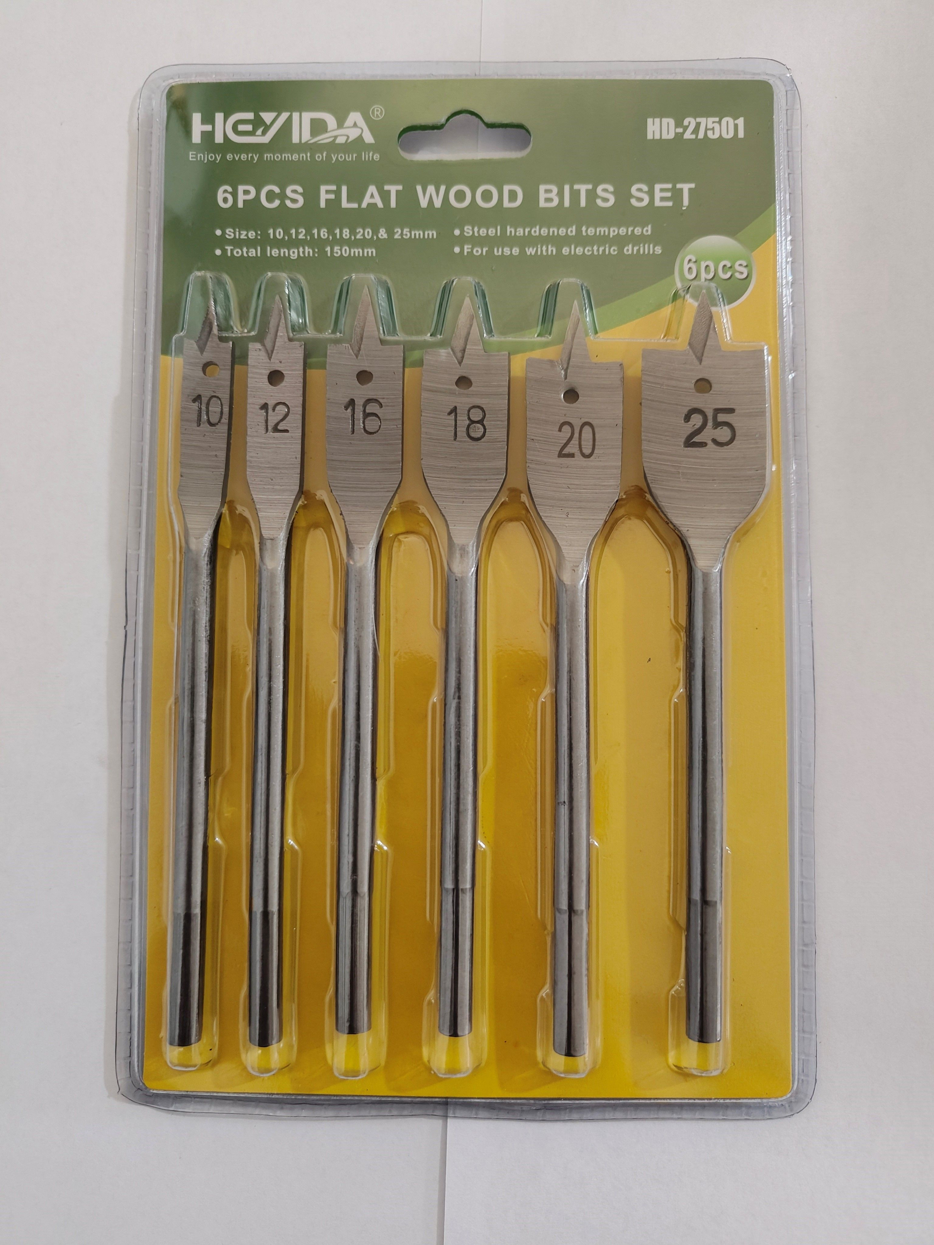 Carpentry Flat Drill 6PC Set