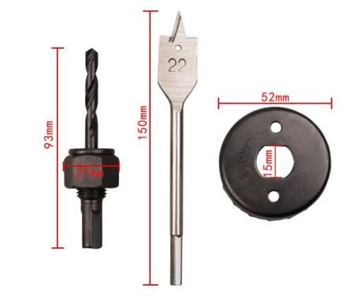 Woodworking Hole Opener 3PC Set